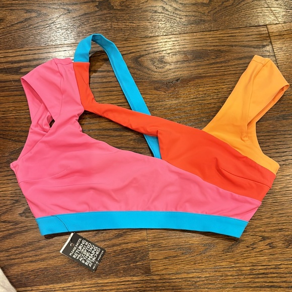 AGENT PROVOCATEUR
Izaro Asymmetric Bikini Top In Multicolour - Picture 5 of 6